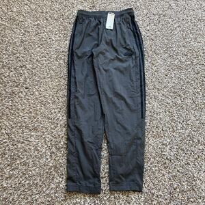 Adidas Tiro Woven Pant Men's S Grey Six Tapered Zipper Leg Athletic Track Pant